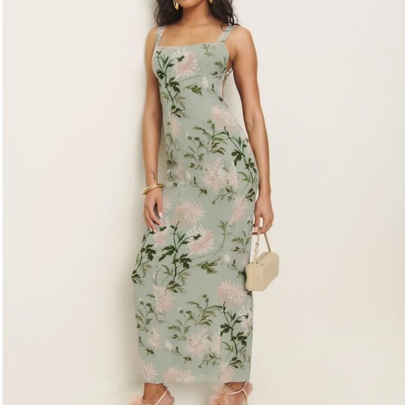 Reformation Dresses & Skirts - Reformation Chime Dress Green - Size 4
